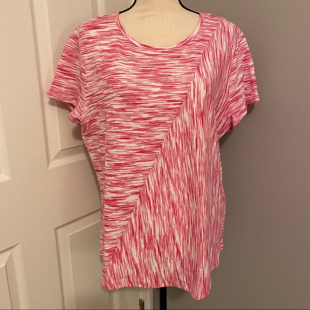 CHICO’S Space Dye Dolman Sleeve Sweatshirt Top